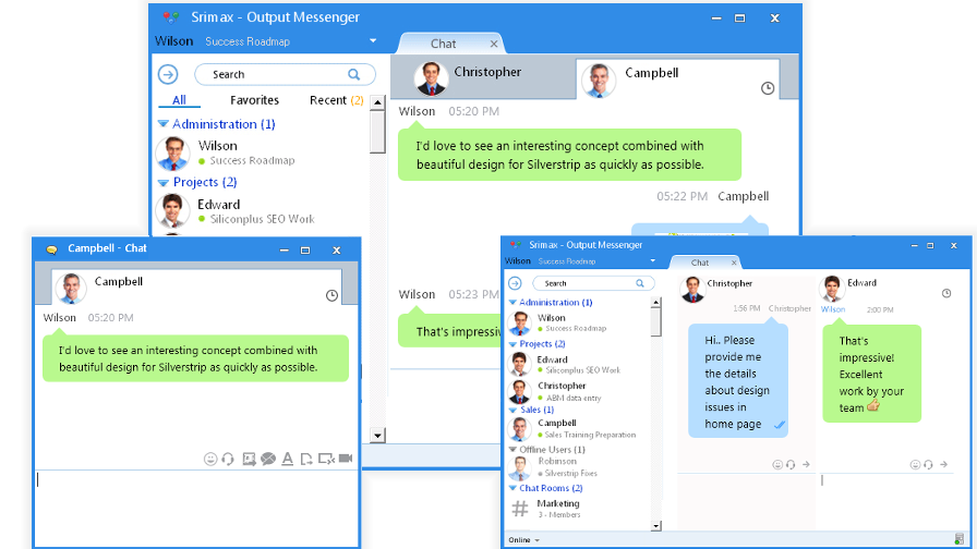 Output Messenger