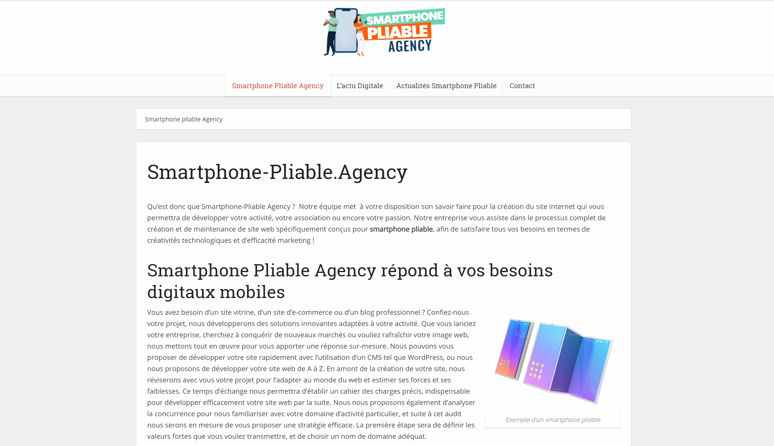Smartphone-Pliable