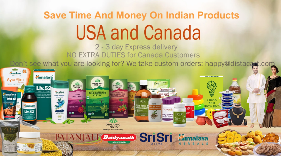 Distacart - Buy Indian Products Online in USA, Canada - Food, Home Decor, Herbal, Gifts