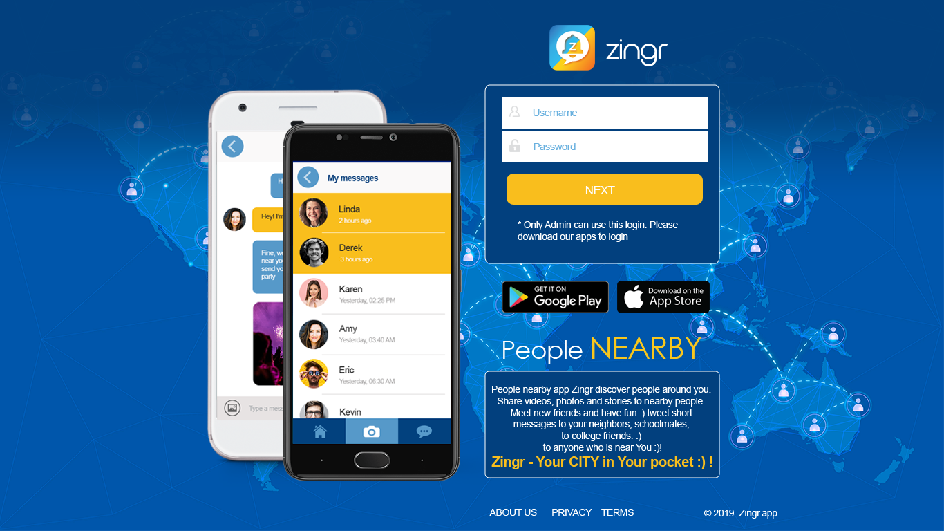 People nearby app Zingr
