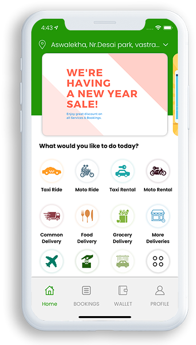 Gojek Clone Multi Service App