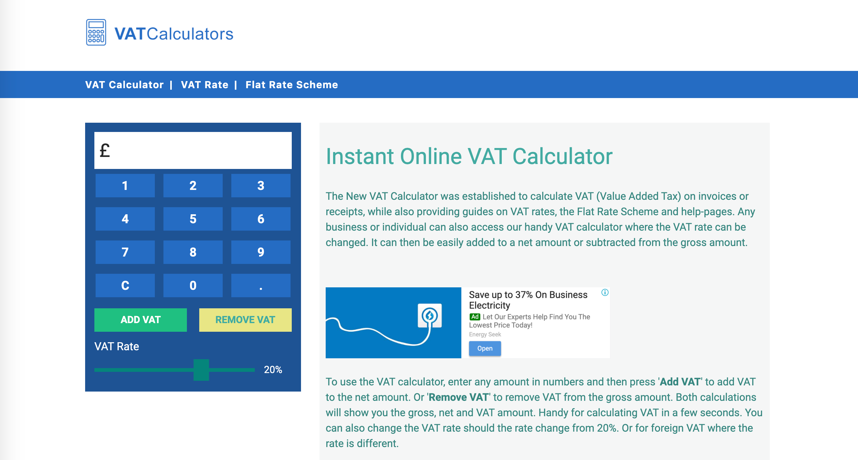 VAT Calculators