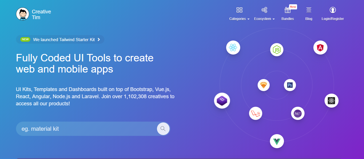 Argon Dashboard Product