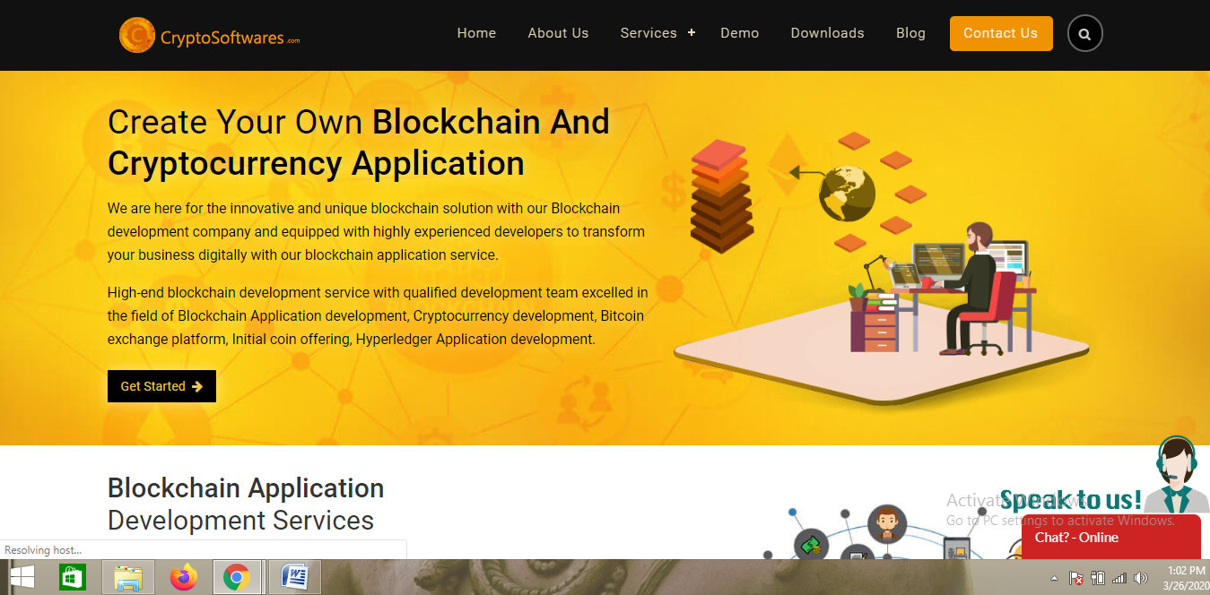 CryptoSoftwares - Blockchain & Cryptocurrency Development Company