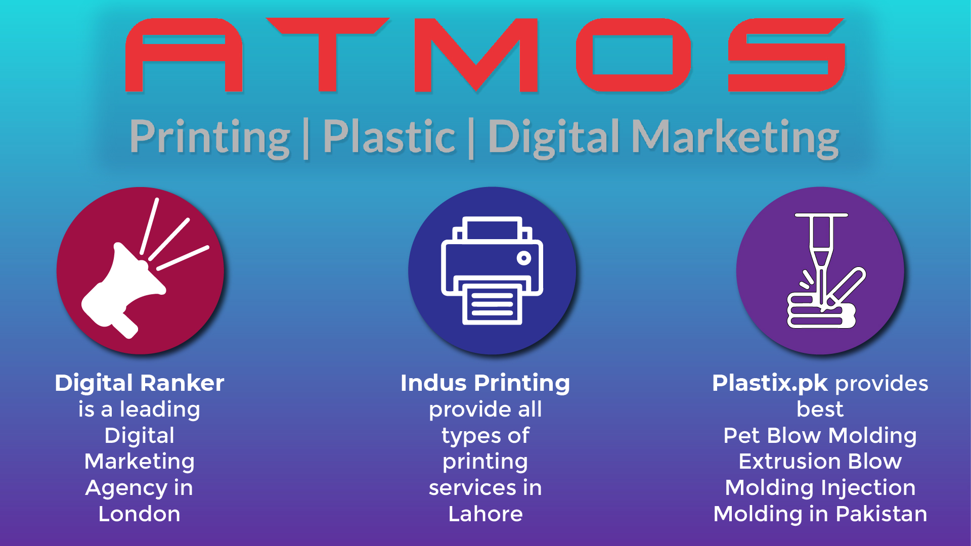Atmos – Digital Marketing, Printing and Plastic Services