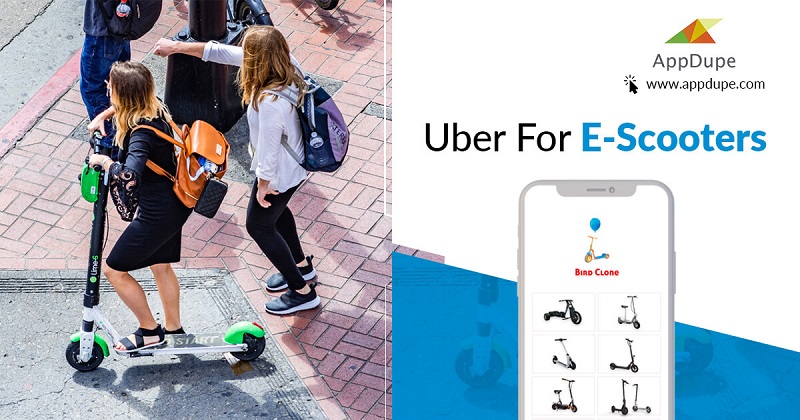  Uber for E-scooters app