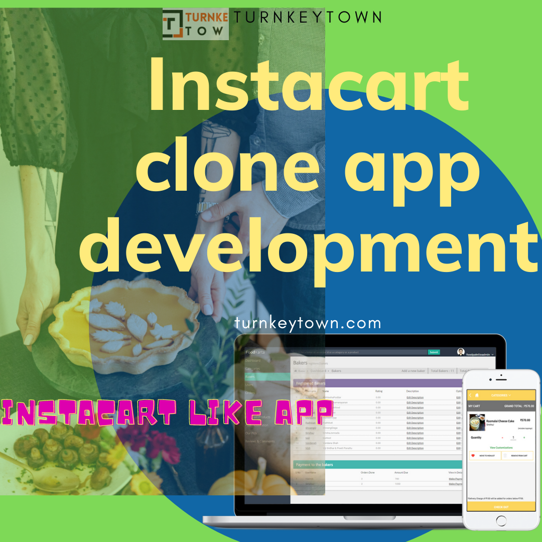 Turnkeytown - Buy App like Instacart Clone Script