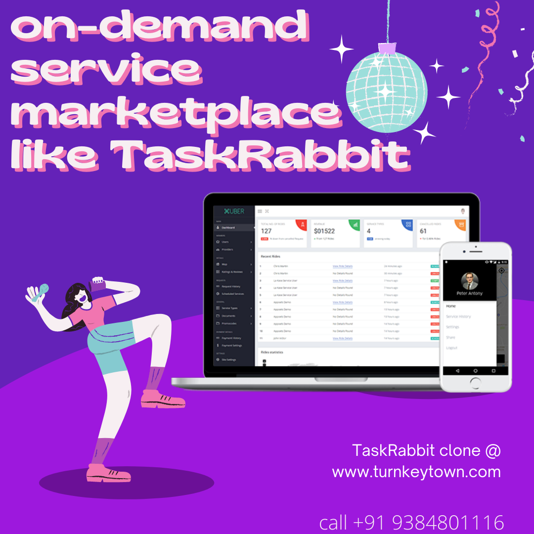 on-demand service marketplace like TaskRabbit