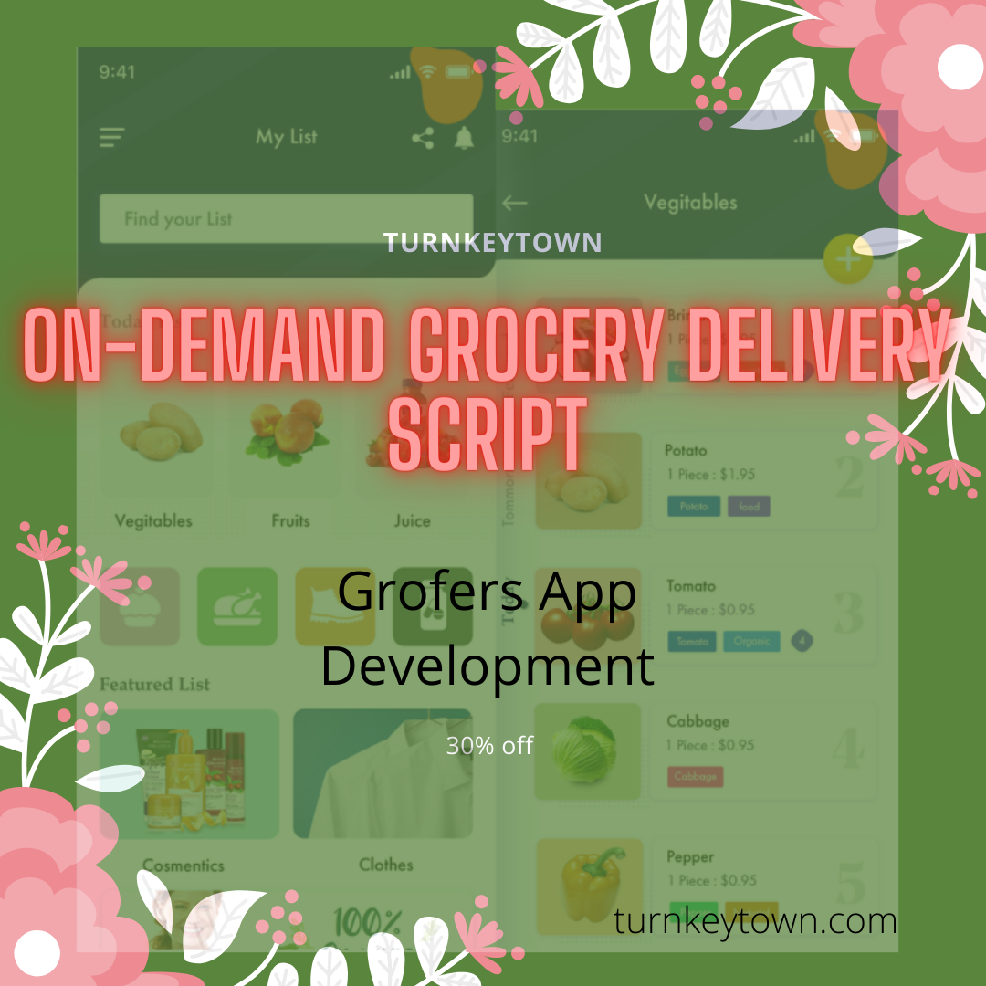 On-demand grocery script