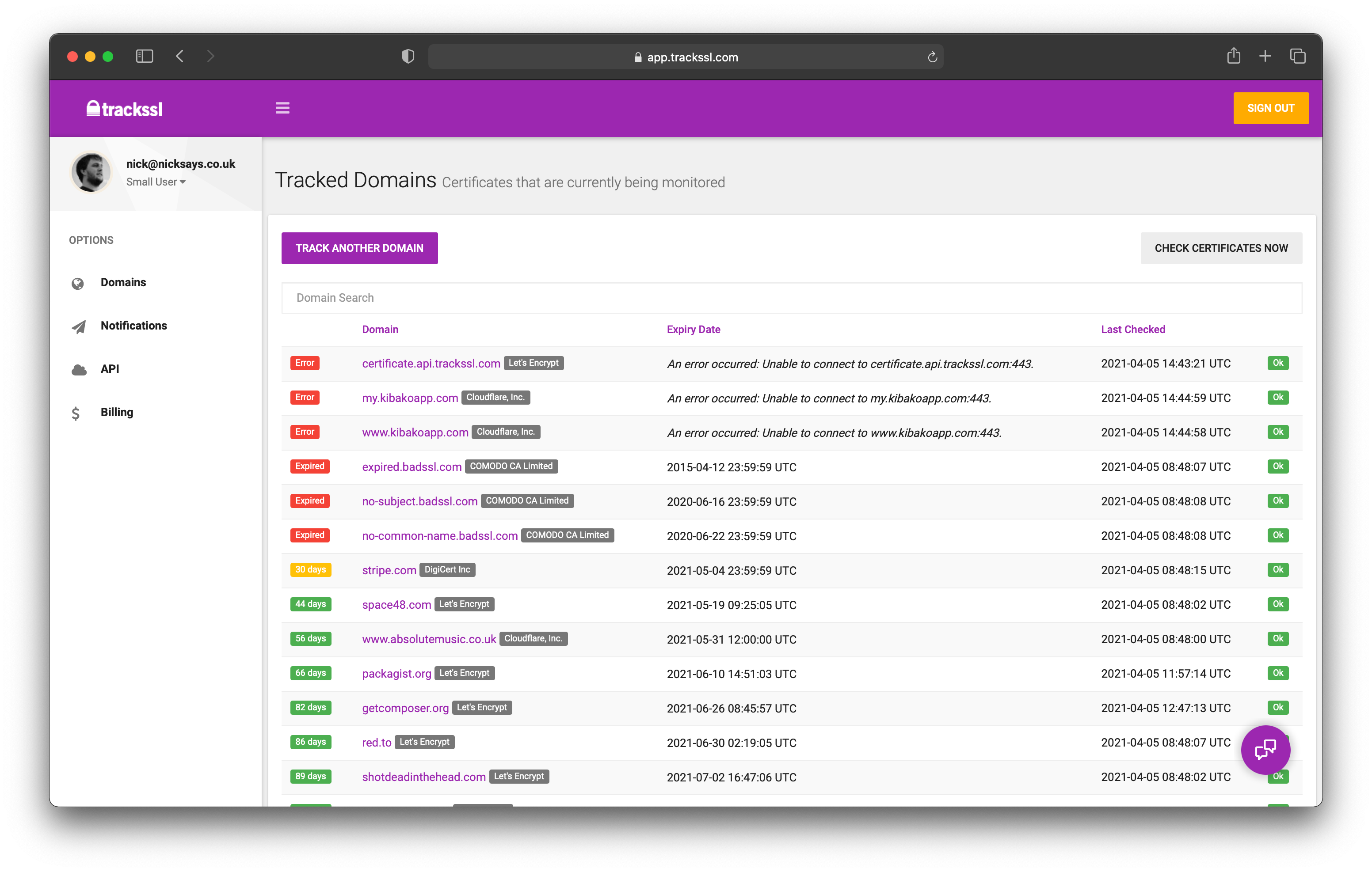 TrackSSL